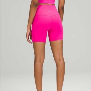 Lululemon sonic pink align shorts